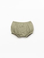 Cal��o de tecido comm bolso 