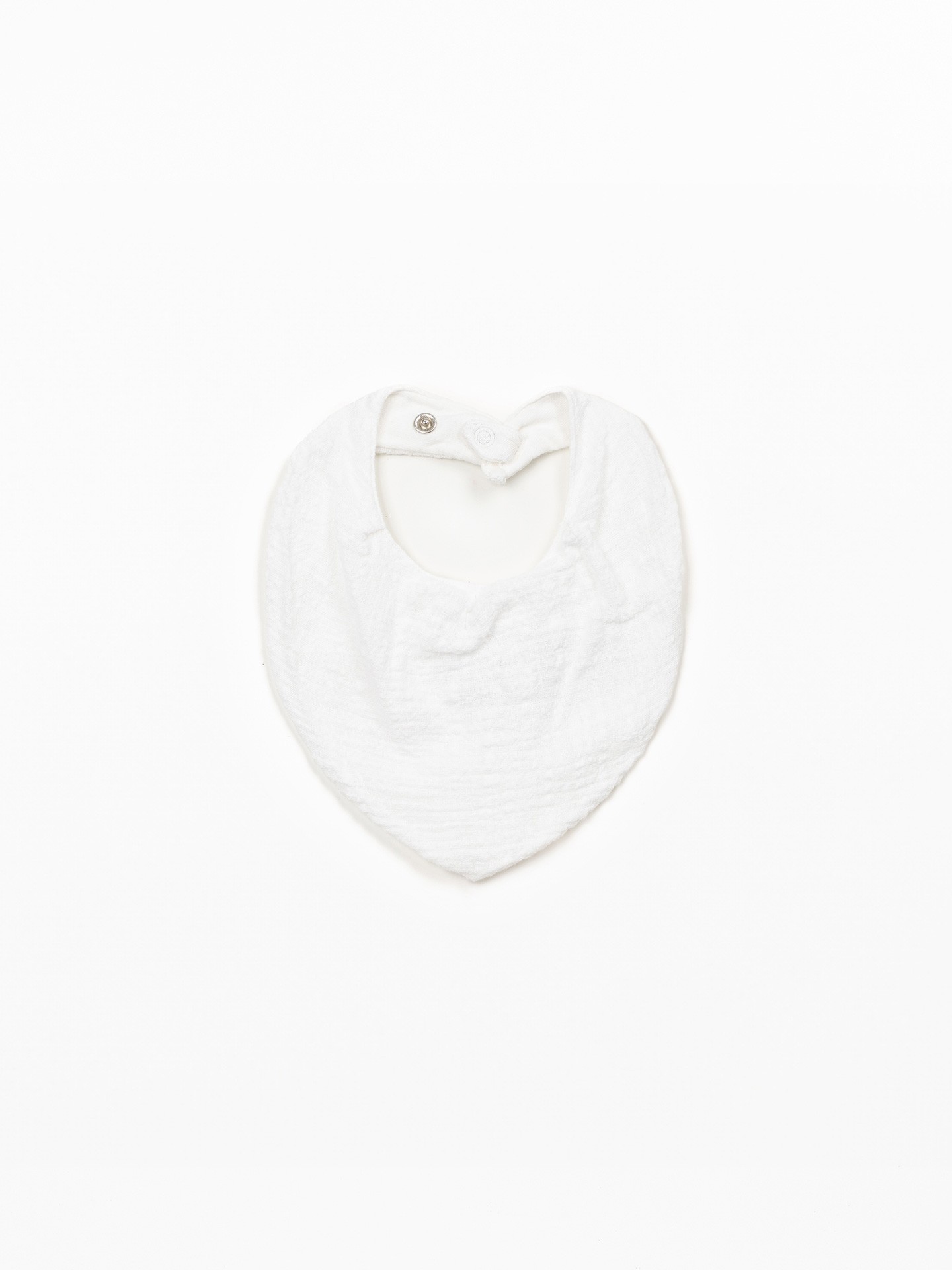 Babete de tecido em algod�o org�nico e algod�o  reciclado