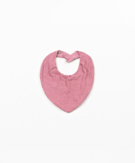 Babete de tecido em algod�o org�nico e algod�o  reciclado