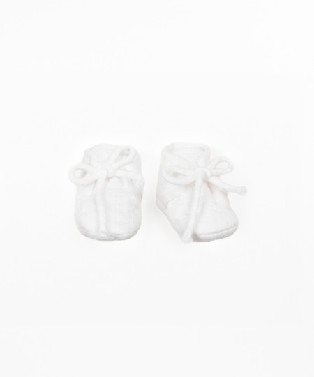 Sapatos de tecido em algod�o org�nico 