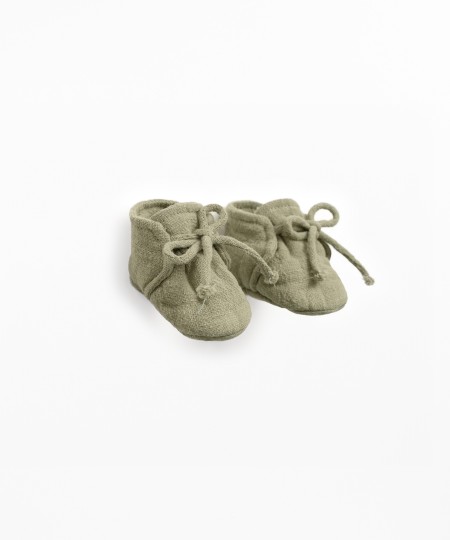 Sapatos de tecido em algodão orgânico