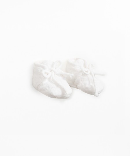 Sapatos de tecido em algodão orgânico