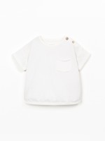 Jersey t-shirt in organic and recycled cotton blend Jersey t-shirt in organic and recycled cotton blend