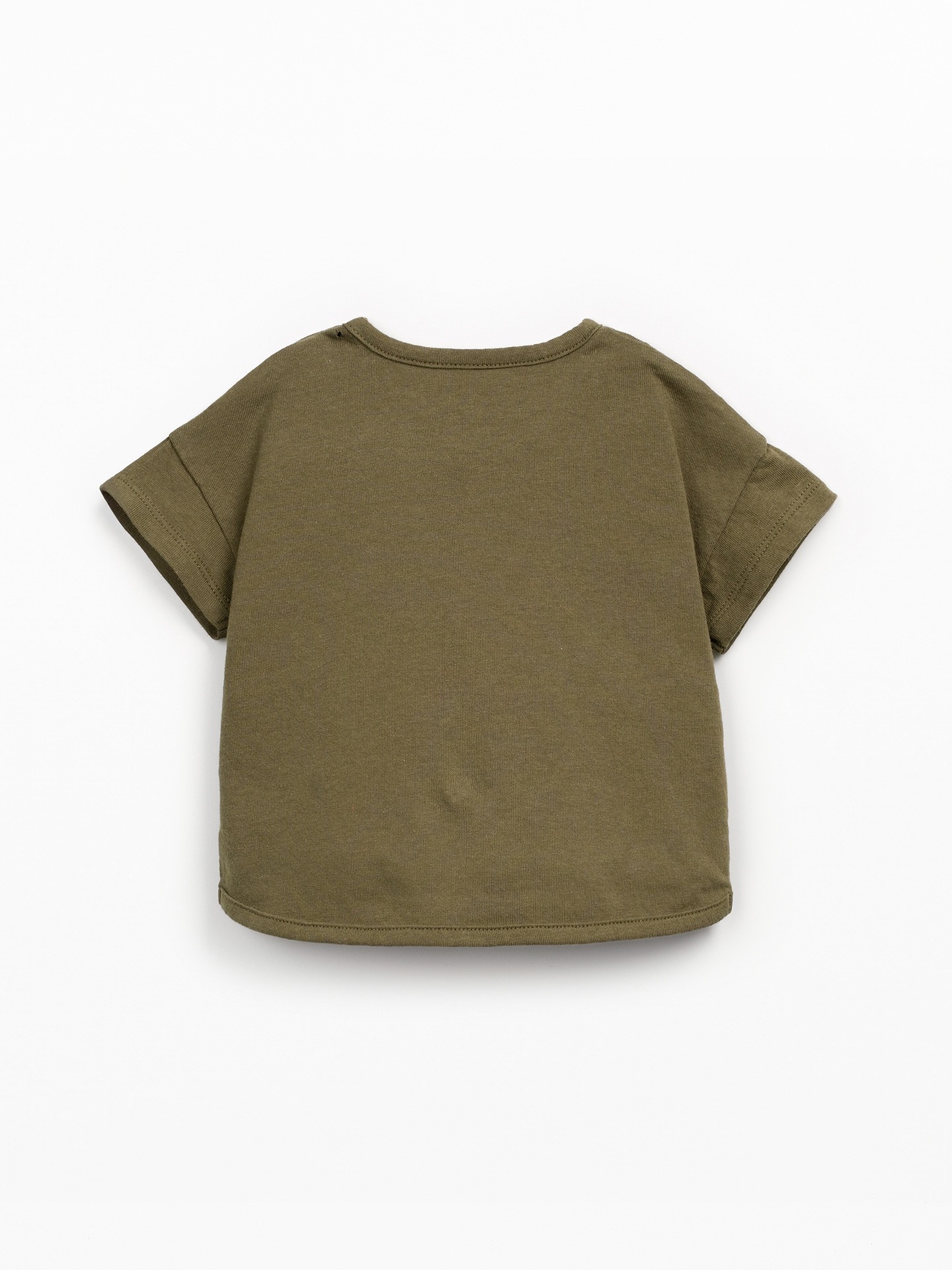 Jersey t-shirt in organic and recycled cotton blend