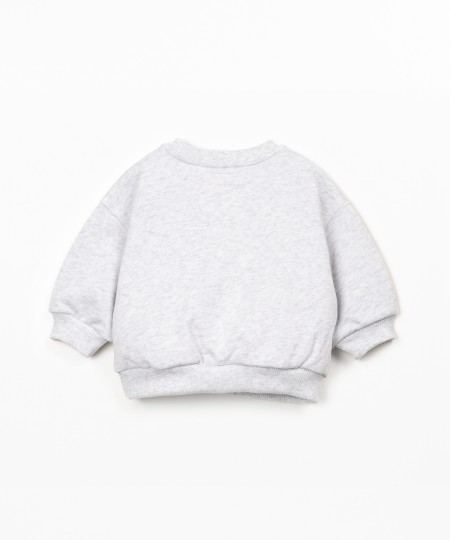 Pull en maille avec fibres naturelles