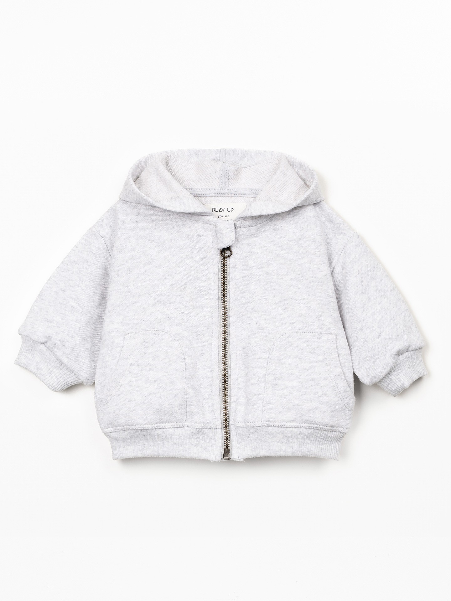 Jacket with zipper and hood