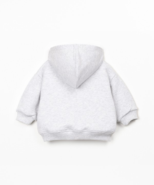 Jacket with zipper and hood