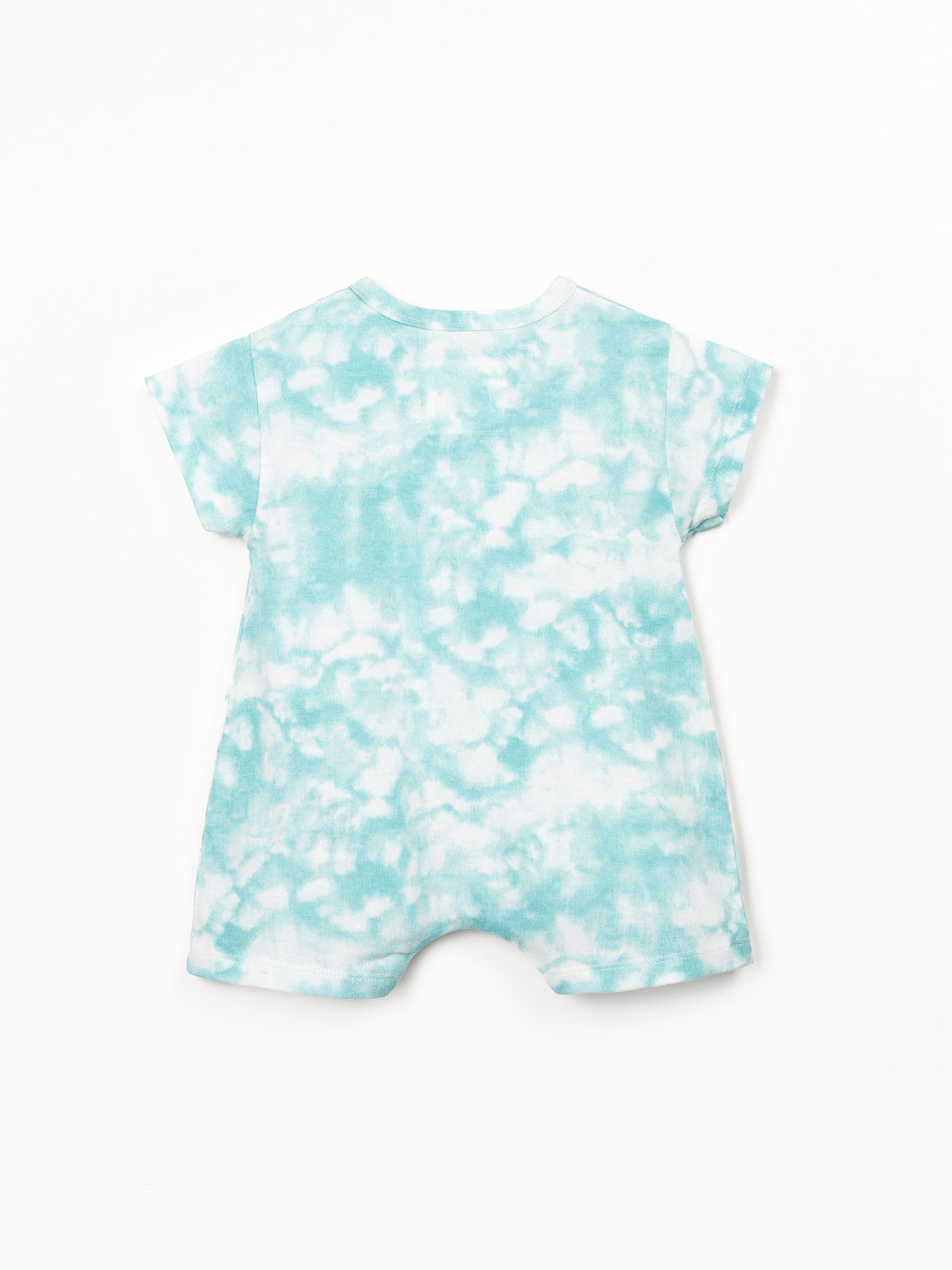 Macacão de malha com mistura de fibras naturais e fibras recicladas