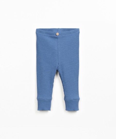 Ribbed knit leggings