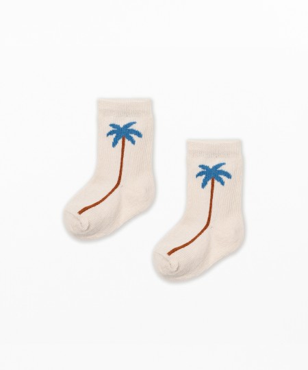 Meiascom desenho de palmeira