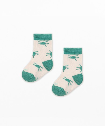 Meias em algod�o org�nico
