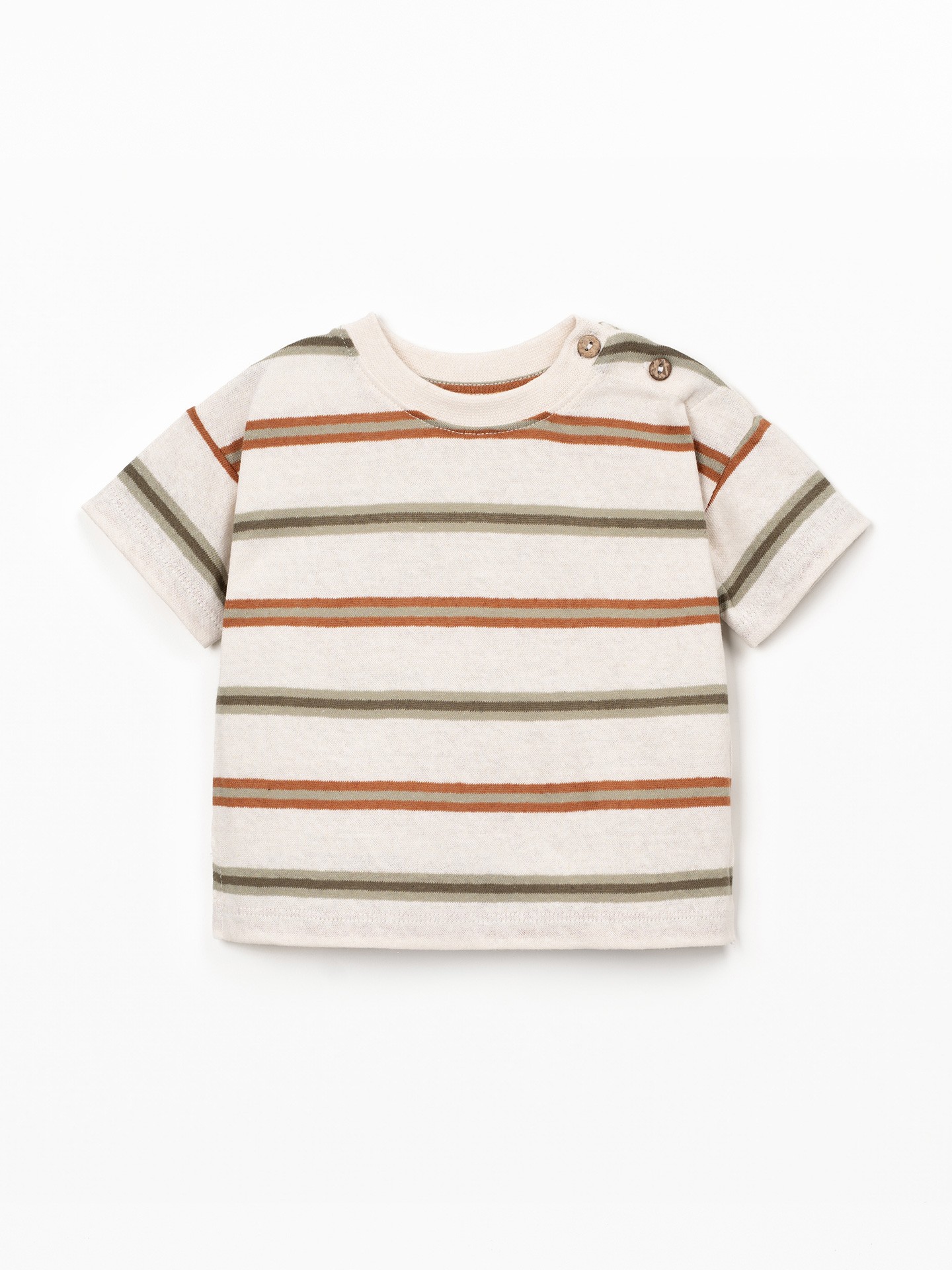 T-shirt com padrão de riscas