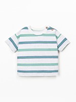 T-shirt com padr�o de riscas