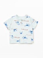 T-shirt anti-UV com estampado