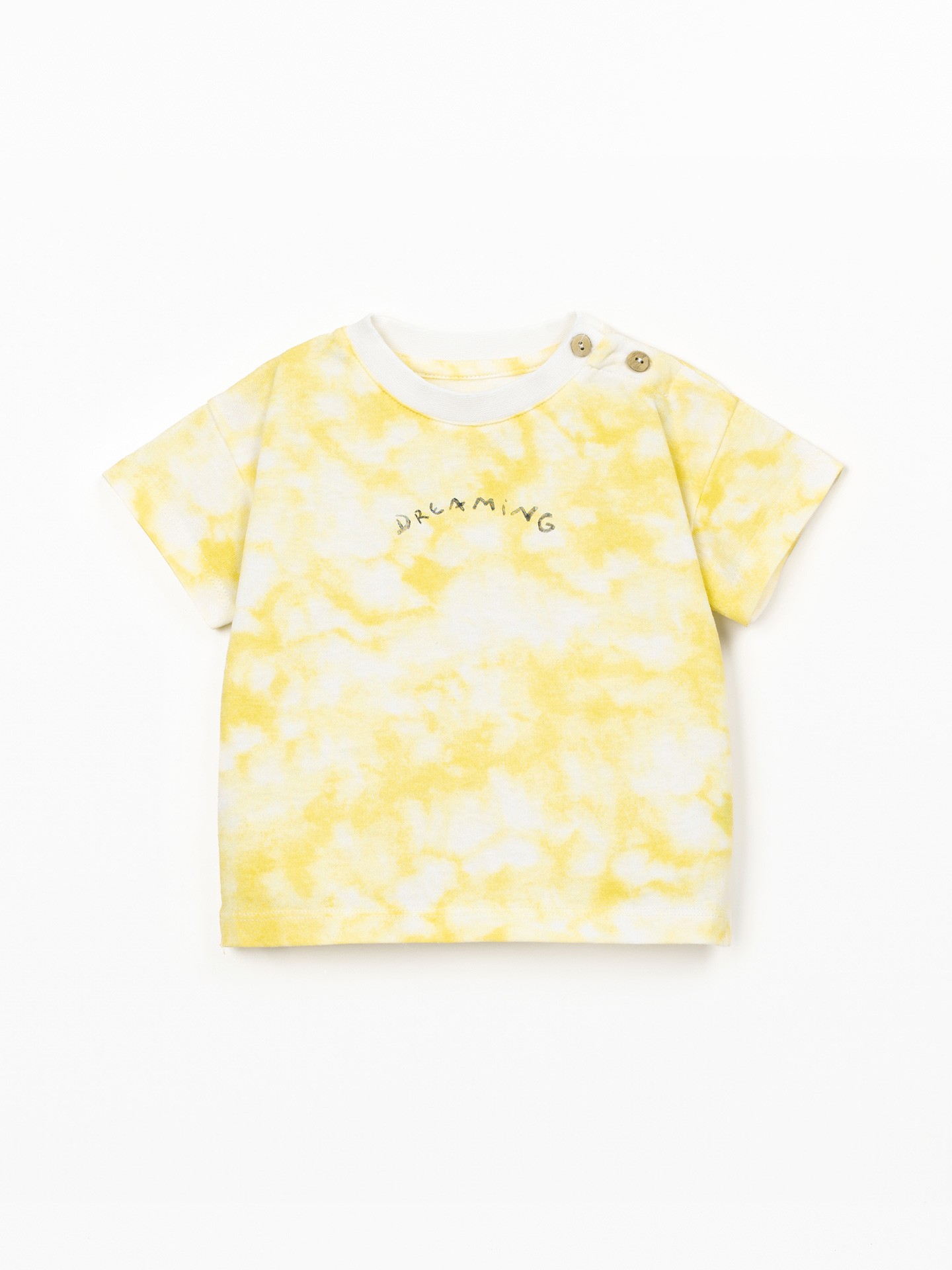 T-shirt com estampado tie dye