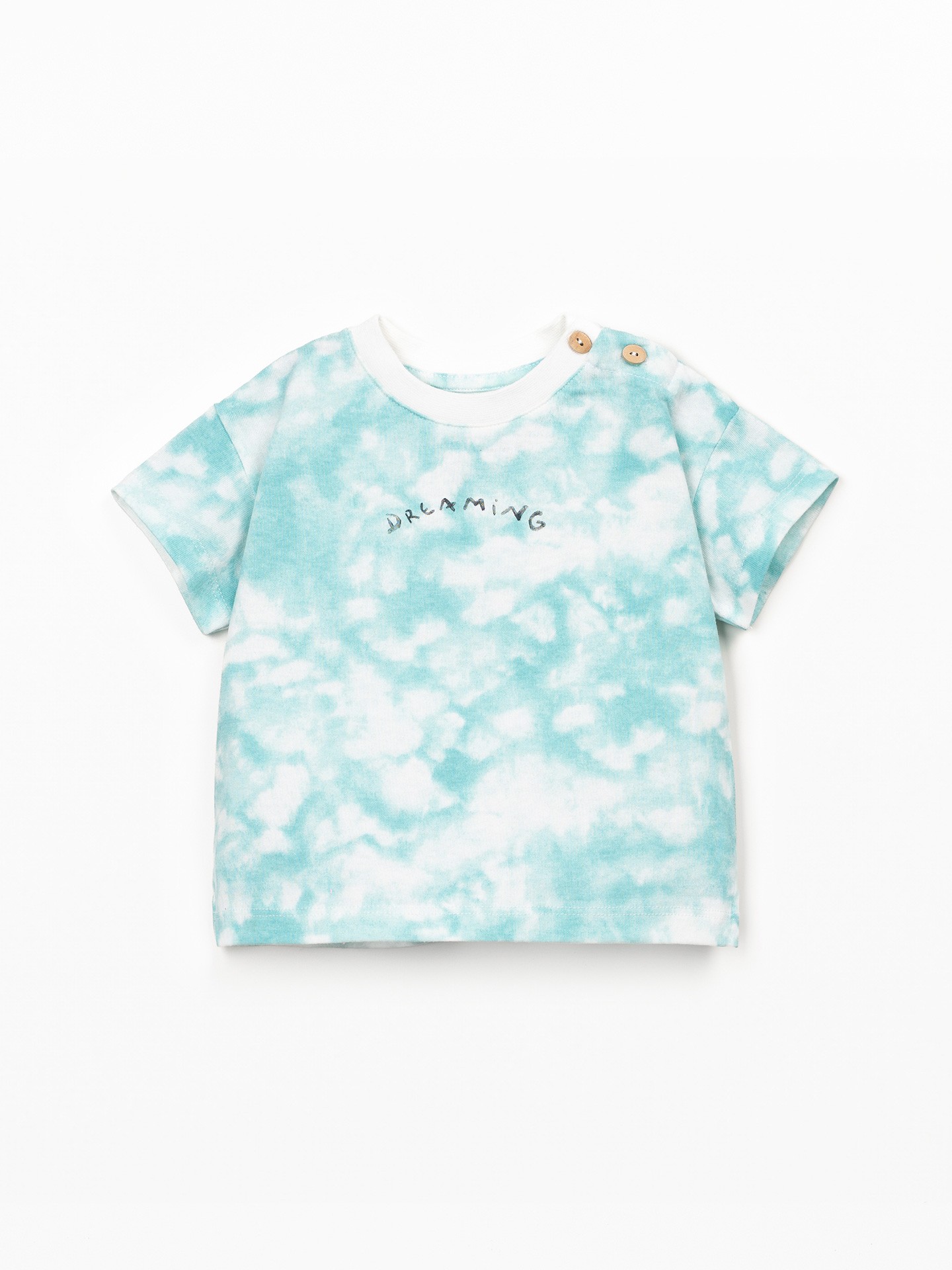 T-shirt com estampado tie dye