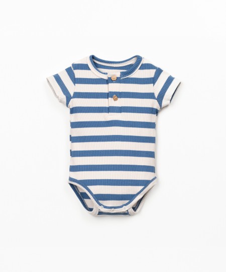 Striped pattern bodysuit