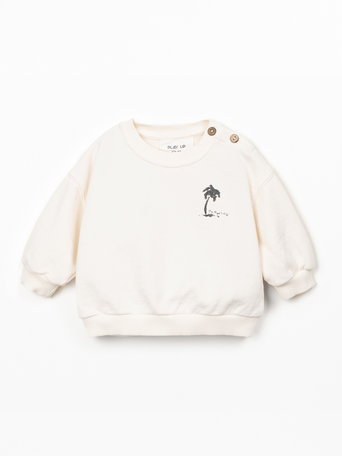 Organic cotton knit sweater