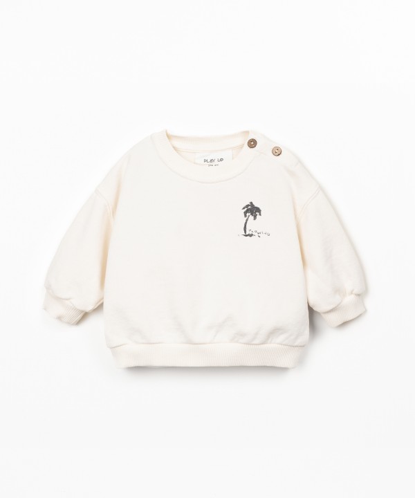 Organic cotton knit sweater