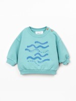 Organic cotton knit sweater