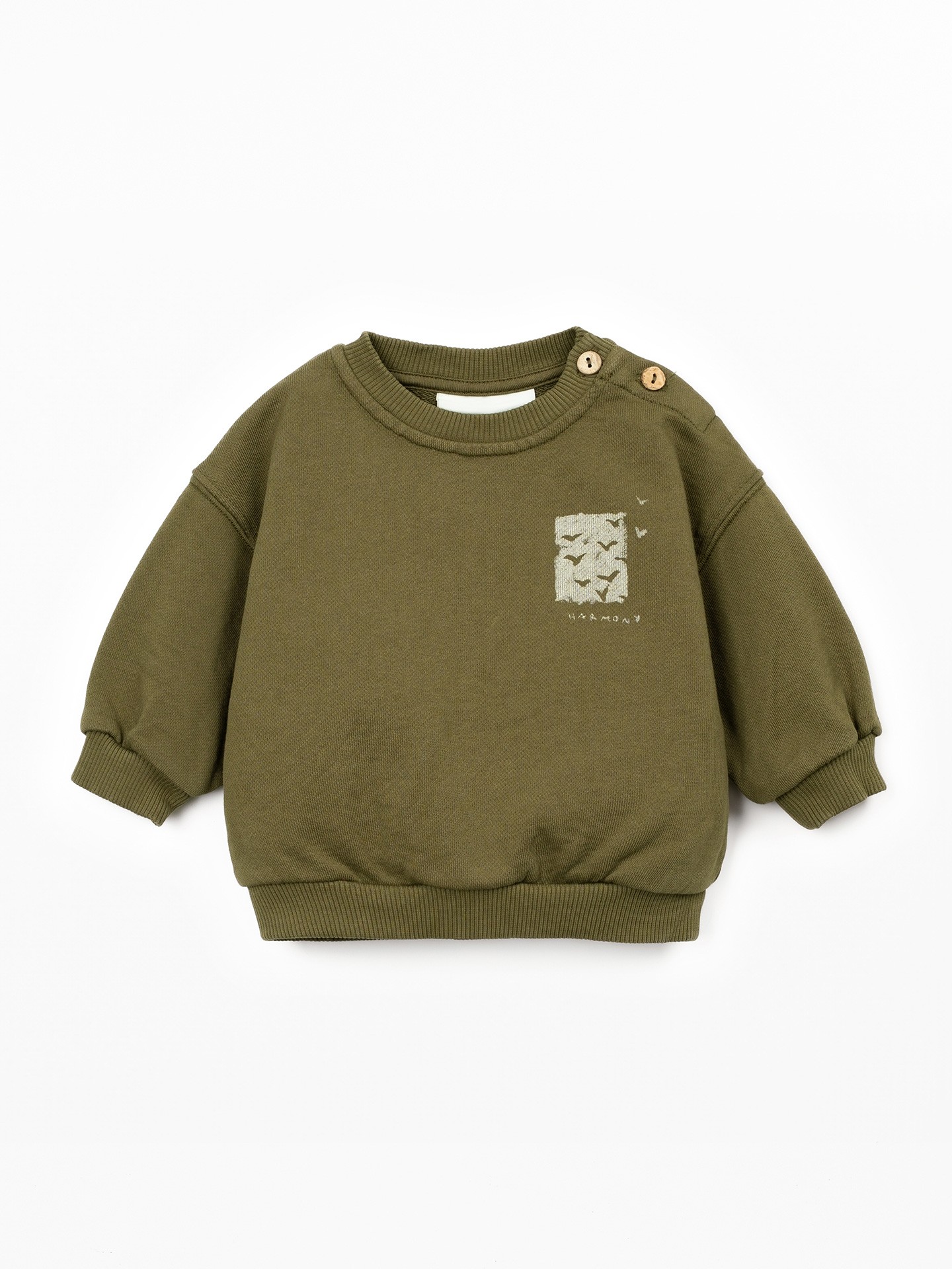 Organic cotton knit sweater