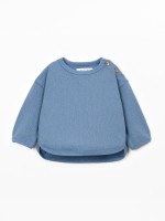 Camisola de malha com fibras recicladas