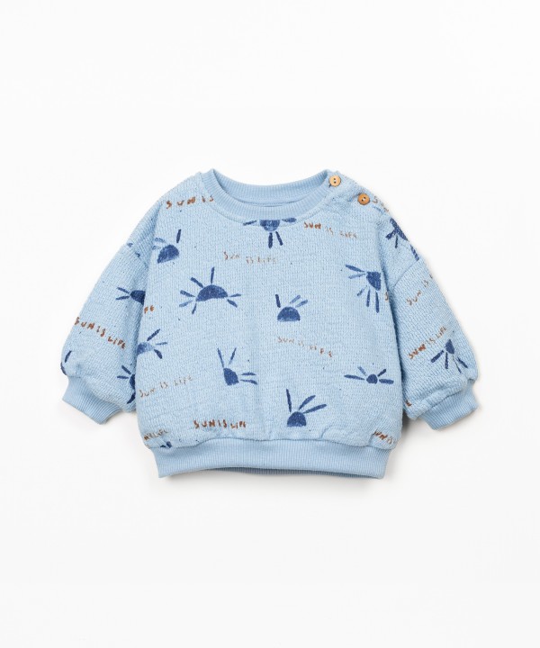 Felpa con filato Re(Play)