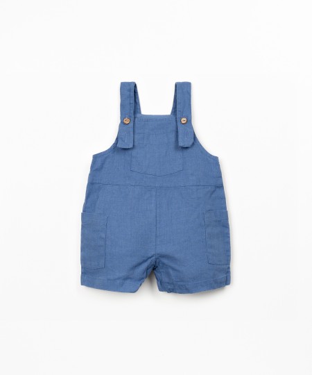 Salopette en tissu de lin