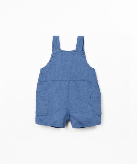 Salopette en tissu de lin