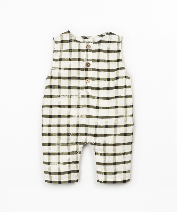 Jumpsuit in organic cotton fabric