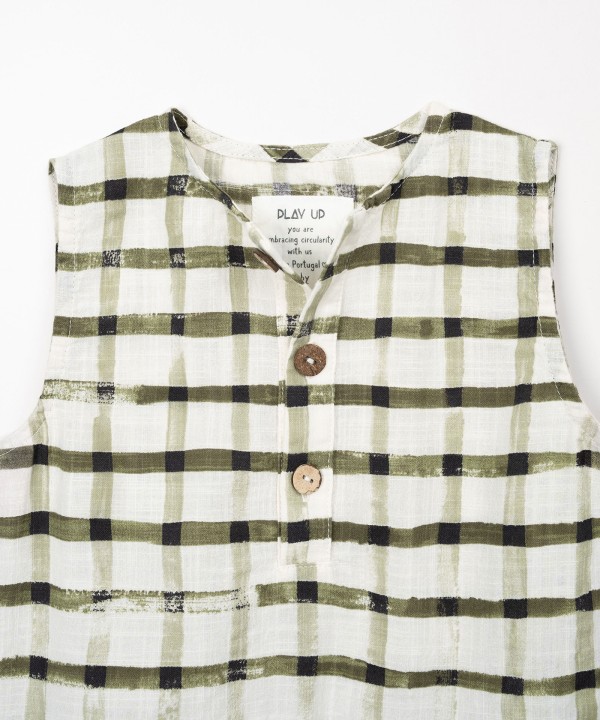 Jumpsuit in organic cotton fabric