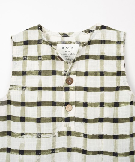 Combinaison en tissu de coton biologique