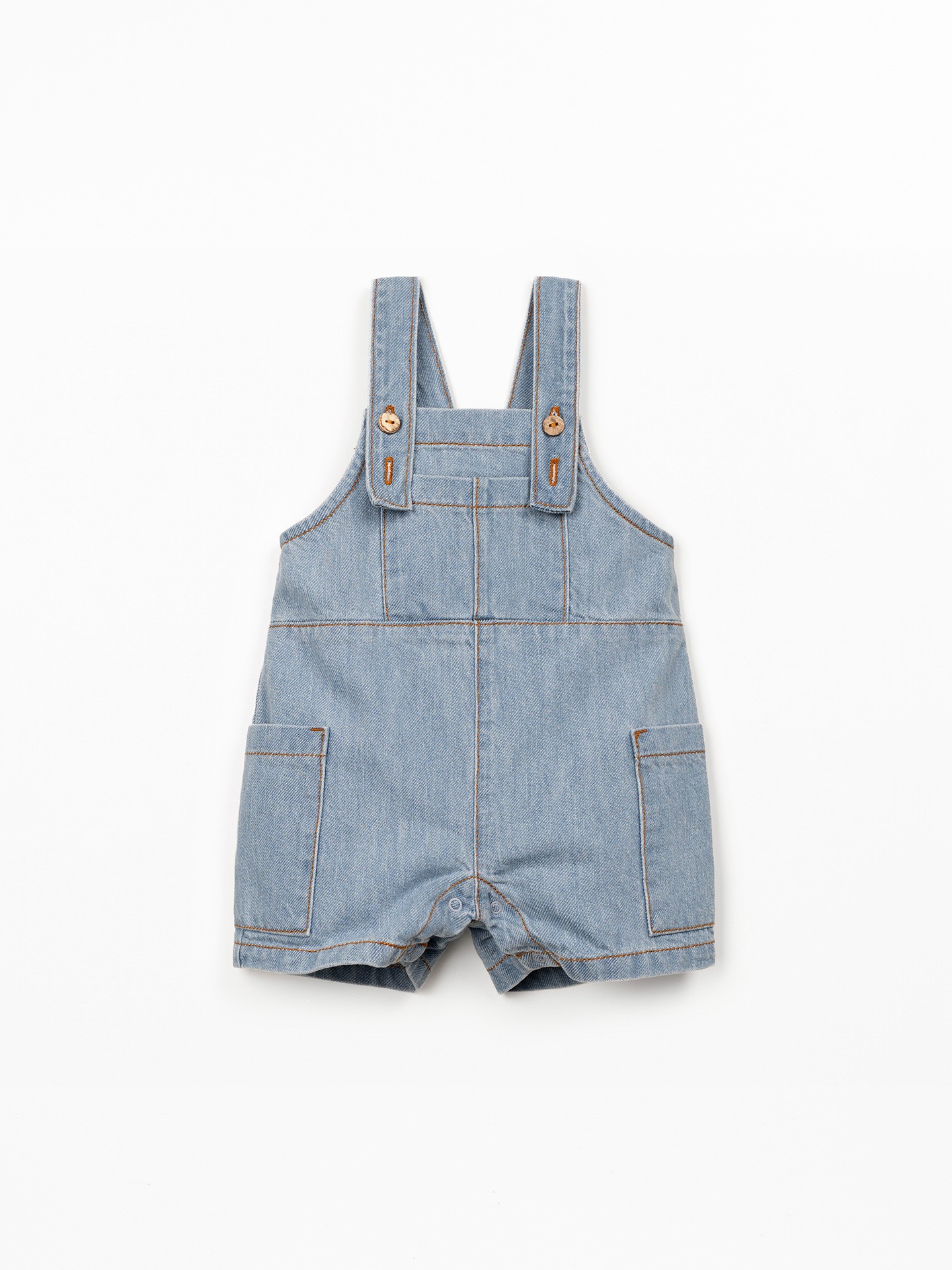 Cotton denim jumpsuit