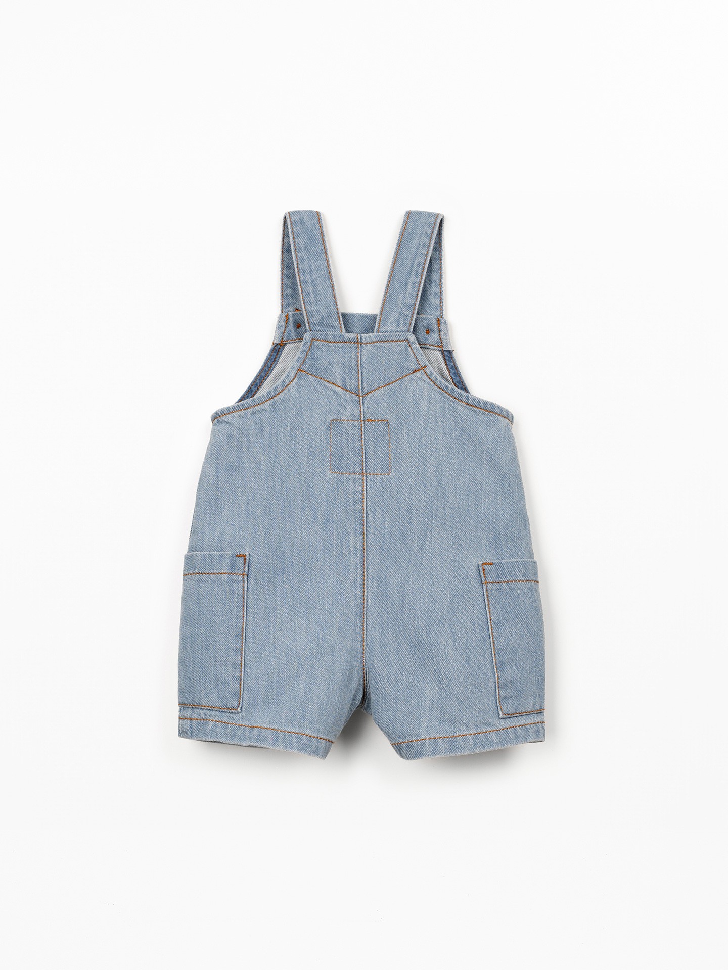 Cotton denim jumpsuit