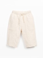 Calça de malha em algodão orgânico Calça de malha em algodão orgânico