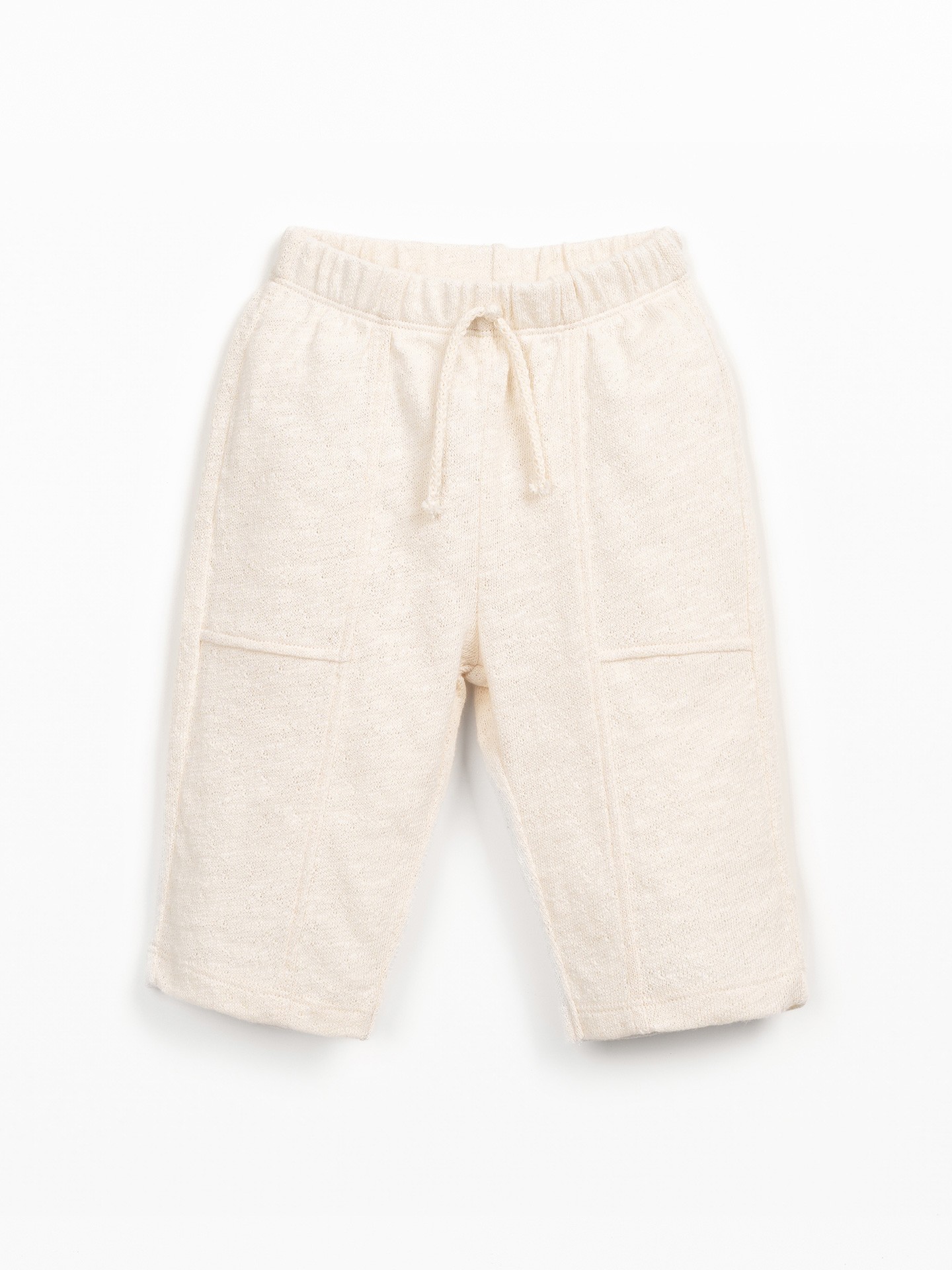 Calça de malha em algodão orgânico