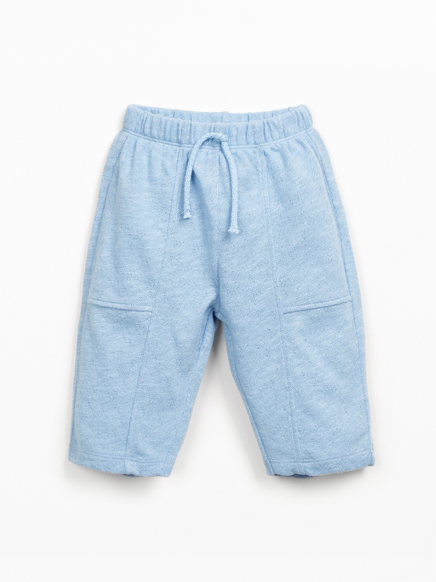 Calça de malha em algodão orgânico