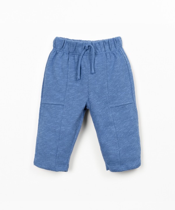 Organic cotton jersey trousers