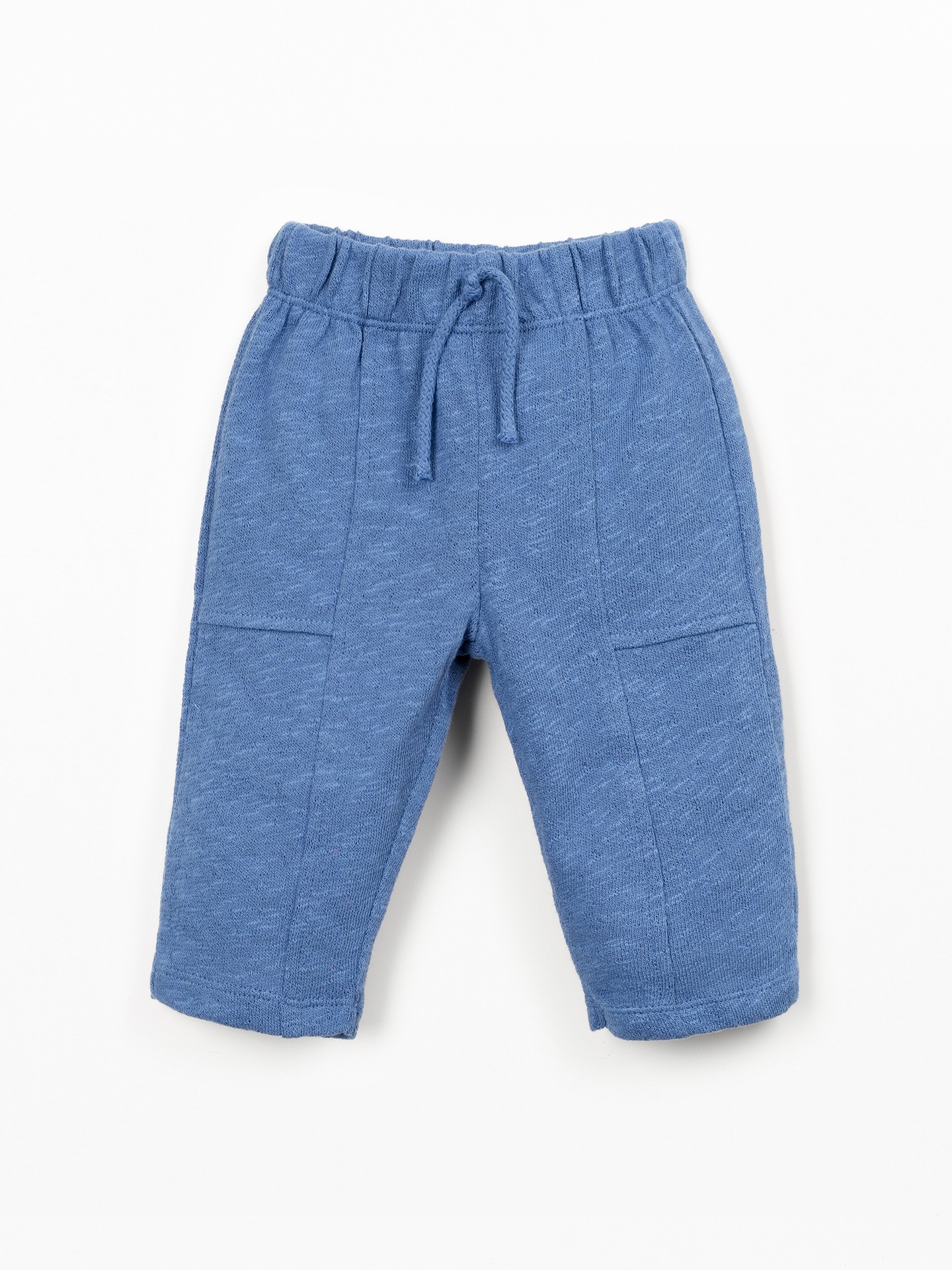 Calça de malha em algodão orgânico