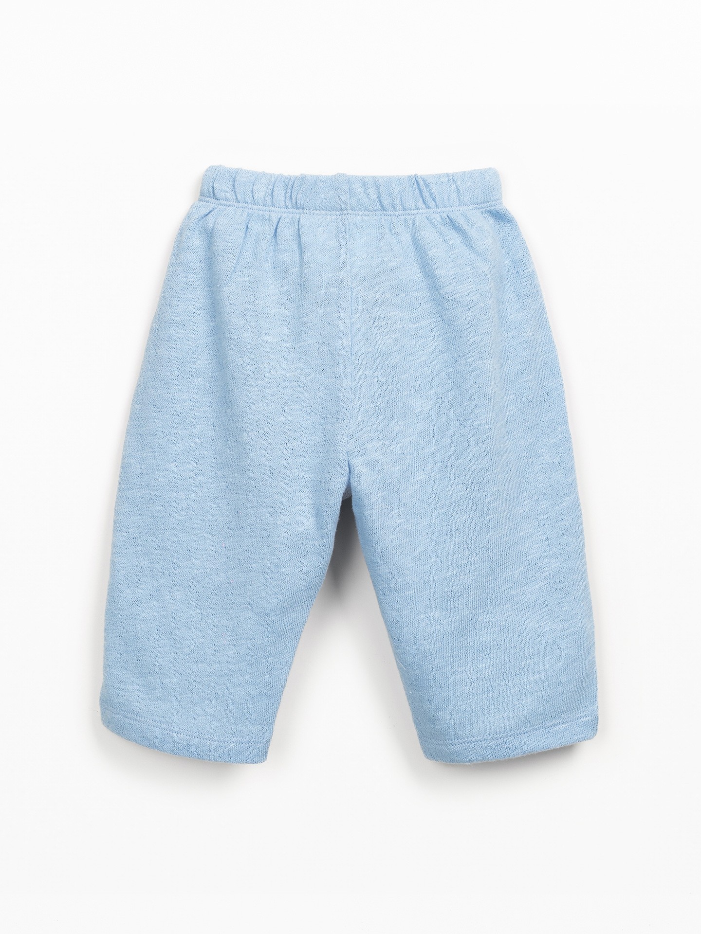 Calça de malha em algodão orgânico