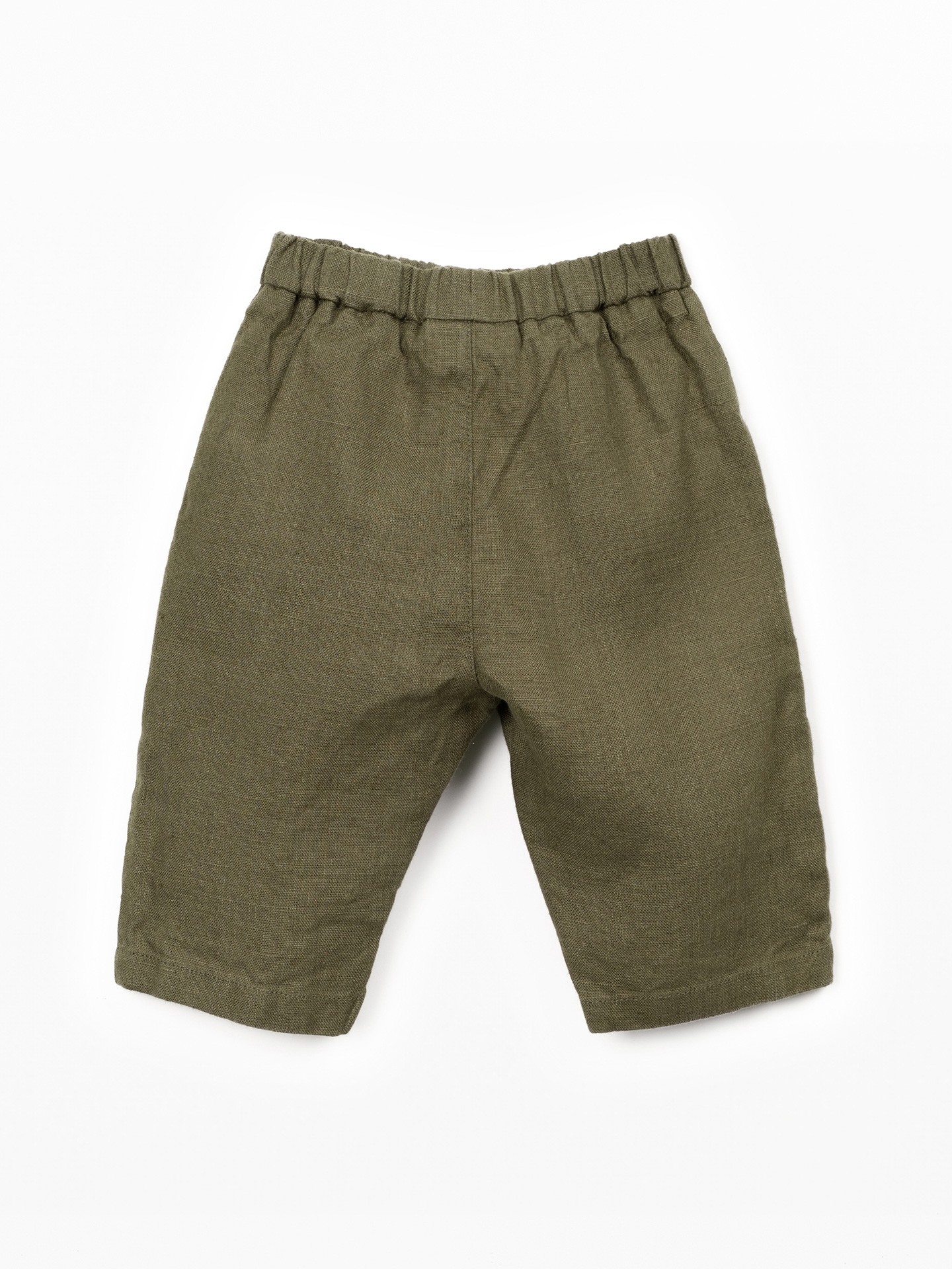 Linen fabric trousers