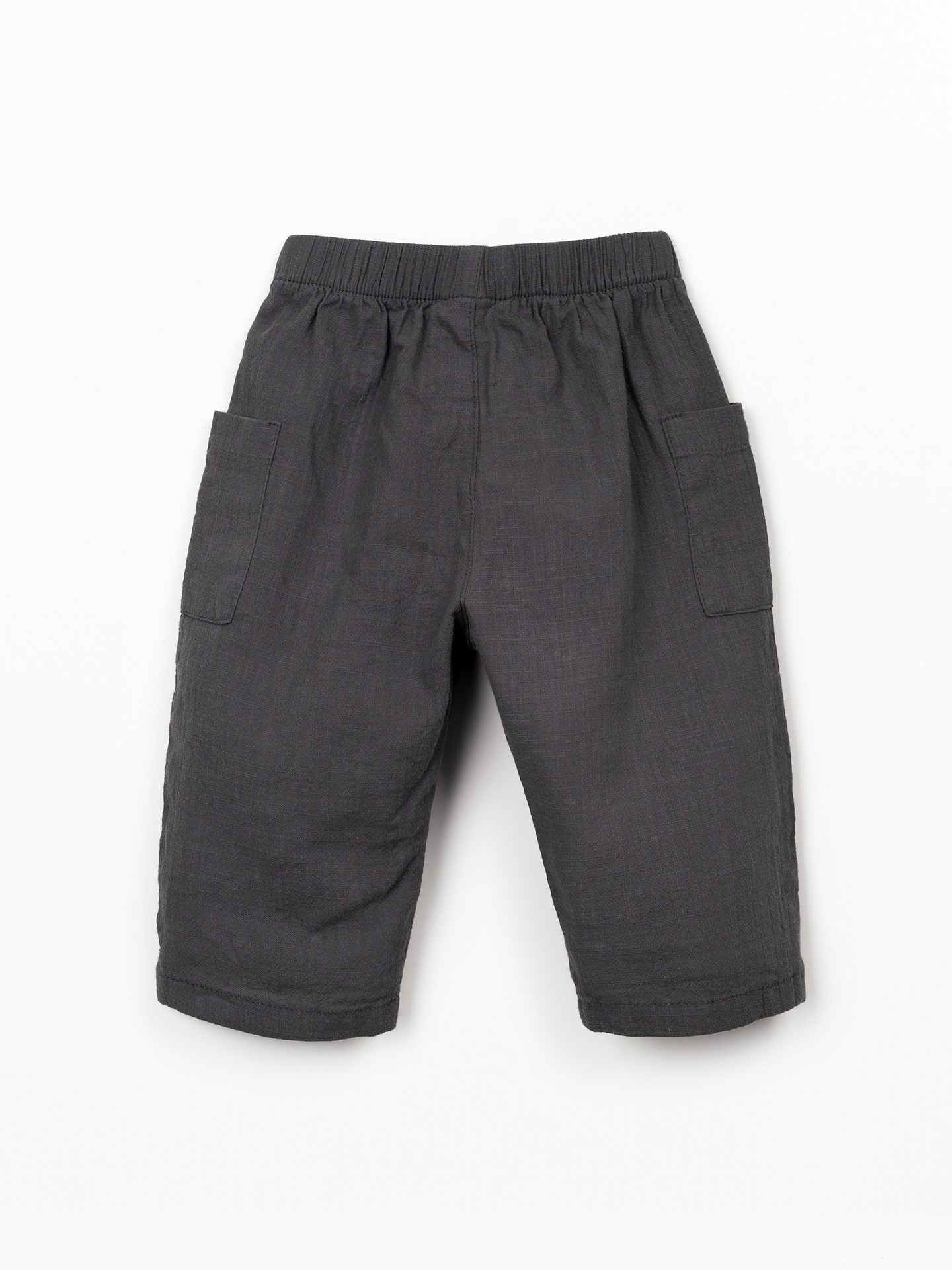 Calça de tecido em algodão orgânico