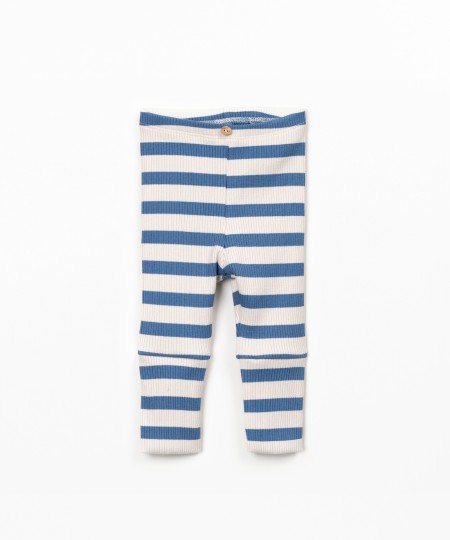 Leggings com mistura de algodão e modal