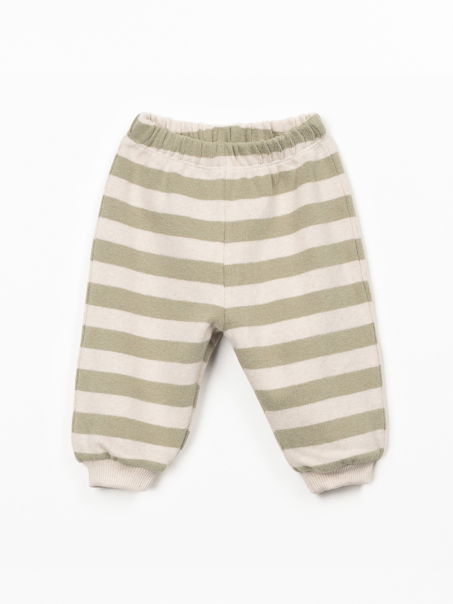 Leggings às riscas com cinto elástico