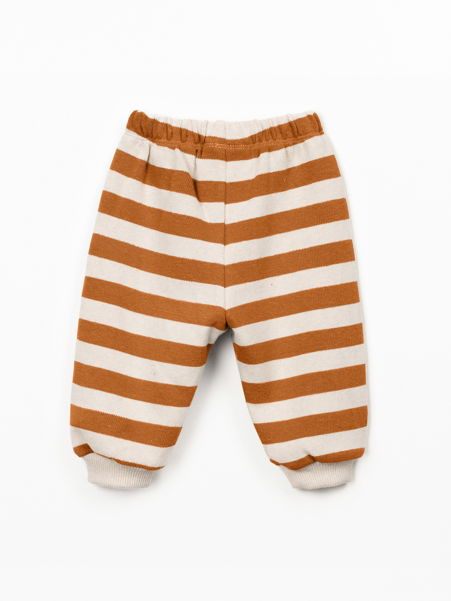 Leggings às riscas com cinto elástico