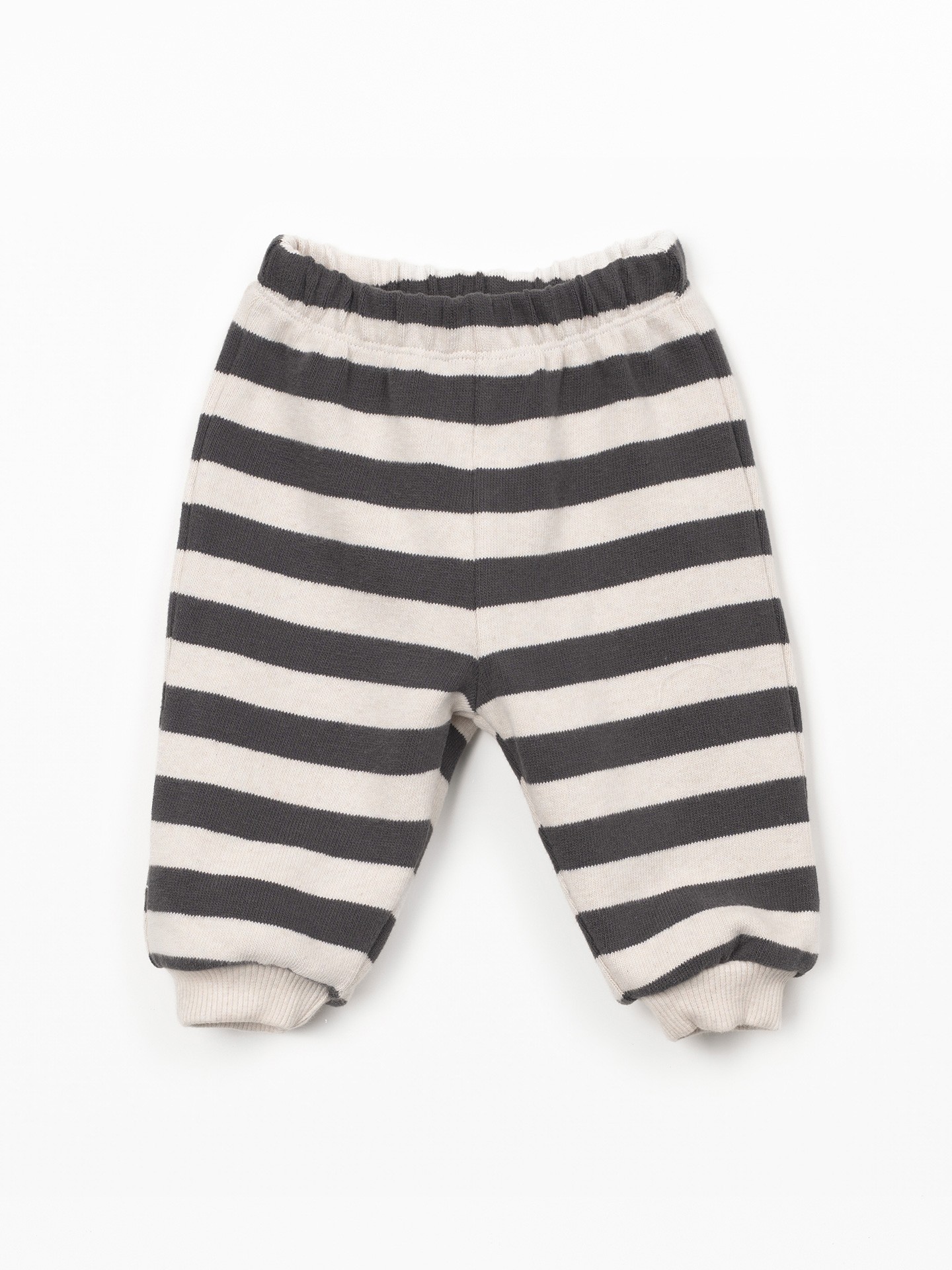 Leggings às riscas com cinto elástico