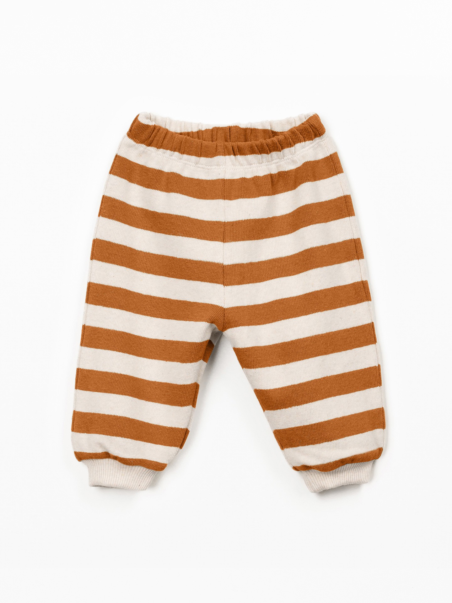 Leggings às riscas com cinto elástico