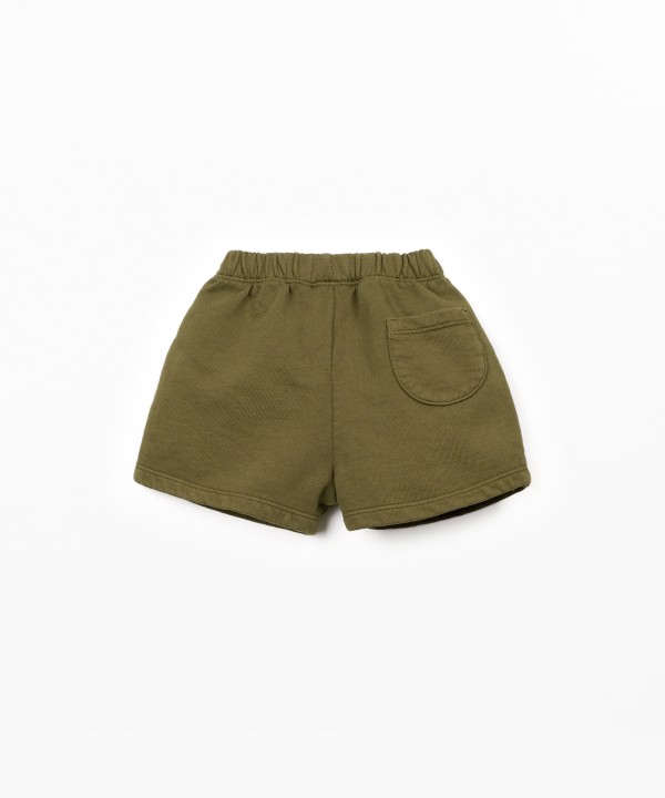 Jersey shorts with pattern