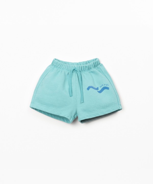 Jersey shorts with design