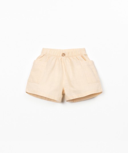 Fabric shorts in organic cotton